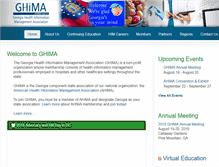 Tablet Screenshot of ghima.org